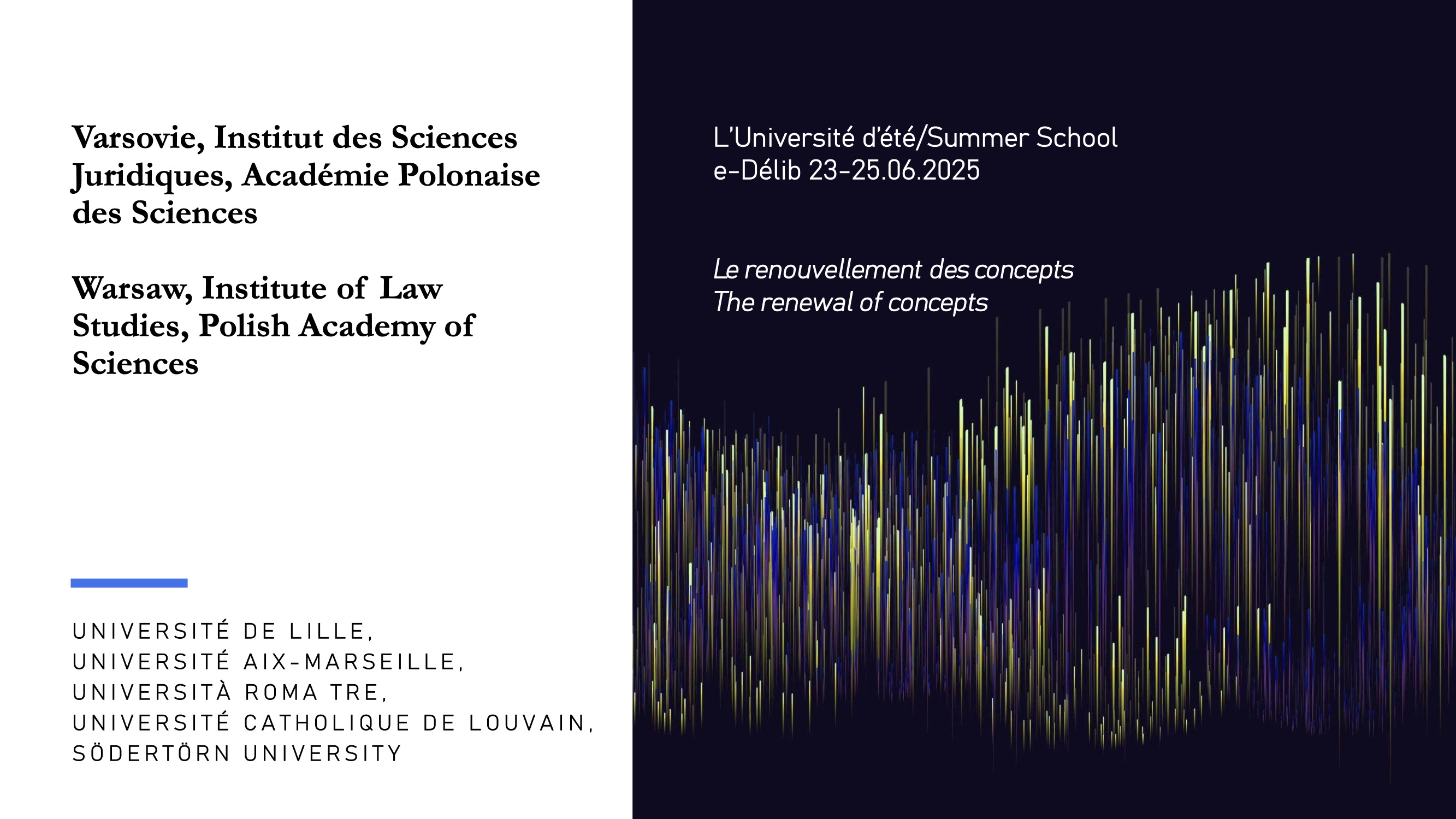 Programme e Delib Univers ité dété Varsovie