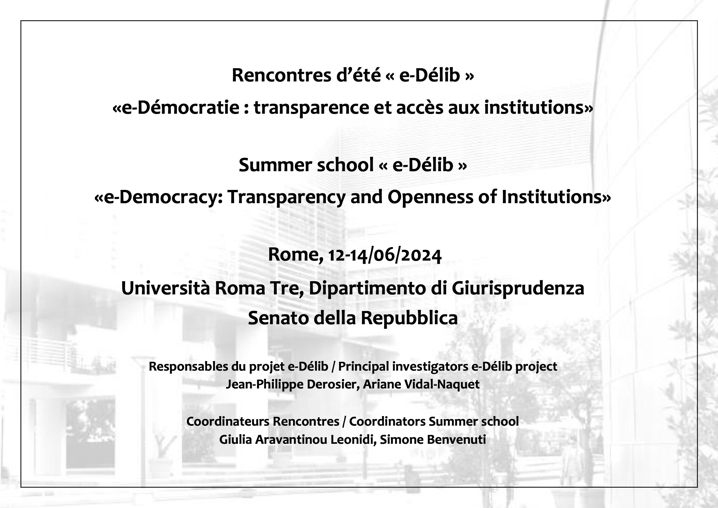 Summer school 2024